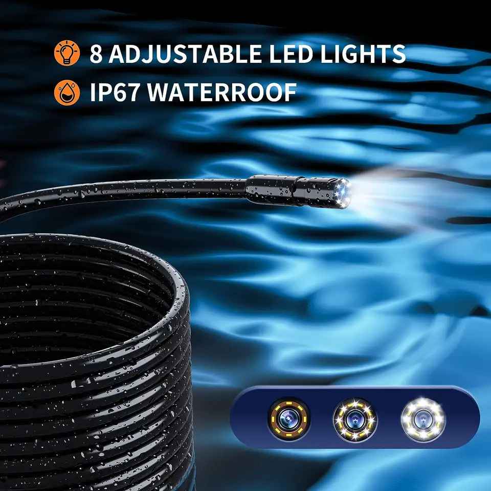 HE CAMARA TELESCOPICA 1080P 4.3LCD