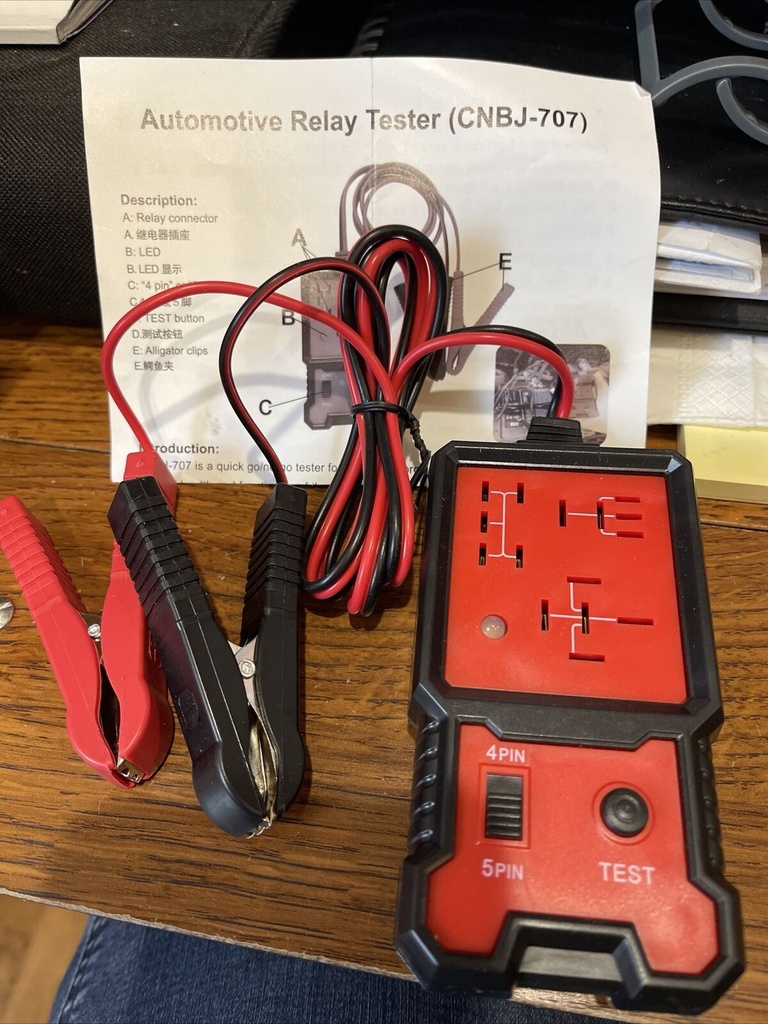 HE TESTER RELAYS 12V