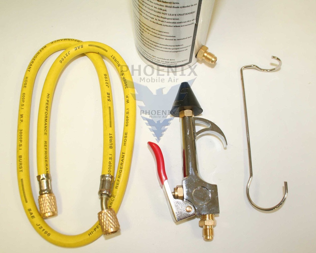 HE FLUSH KIT TANK/HOSE/TIP/GUN