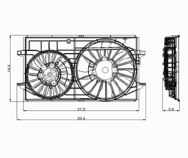 FNCH MALIBU 04-06 RAD 3.5 R/L=