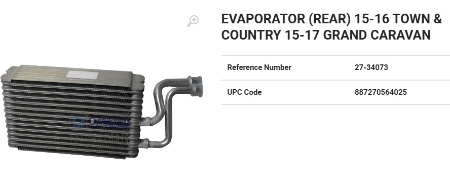 EVCR CARAVAN 15-20 AUX =EV-940093PFC