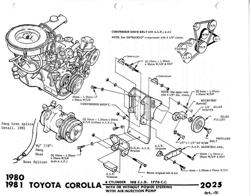 BATO COROLLA 80-82 1.8 PS 508