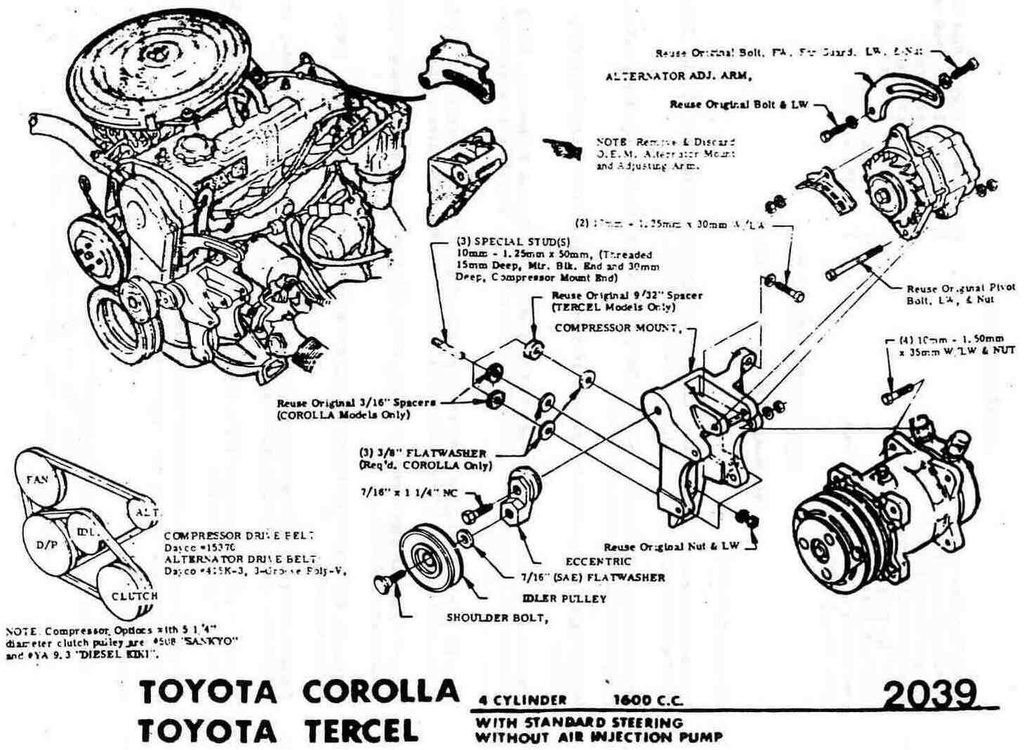 BATO TERCEL 83-86 1.5 FWD