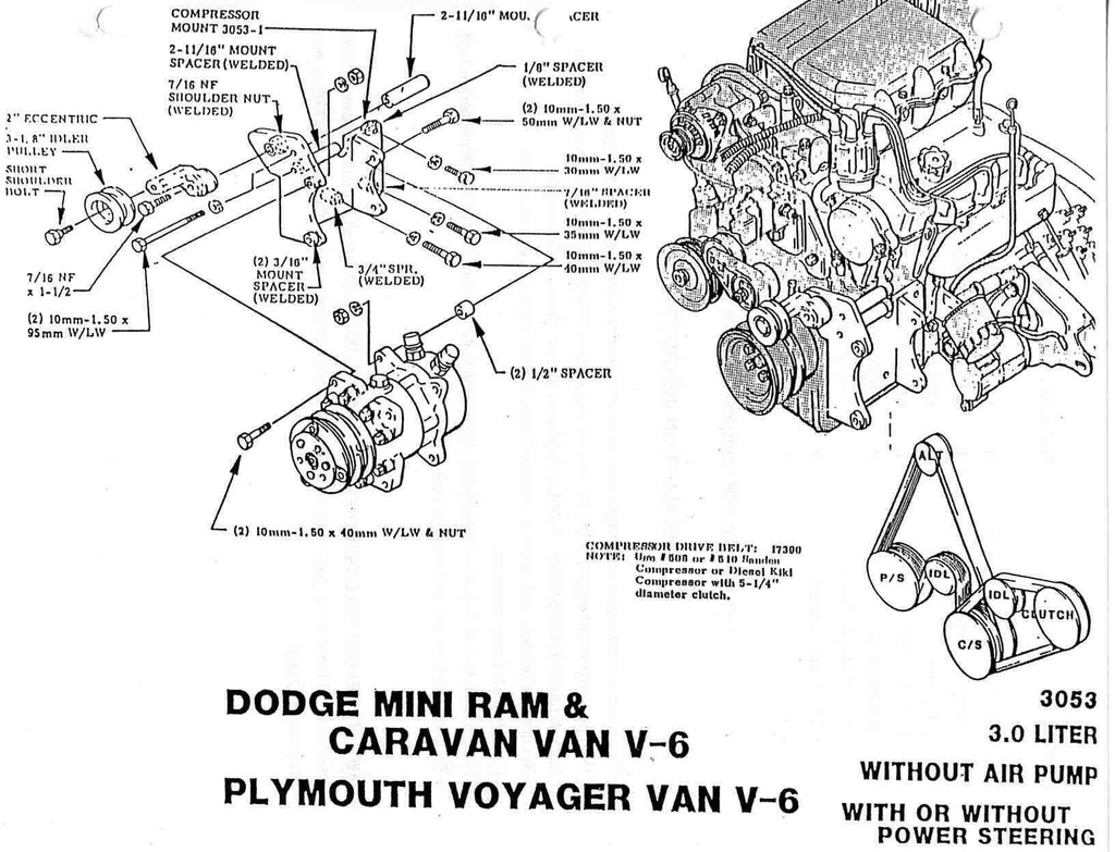 BACR CARAVAN 87-95 3.0 V6     