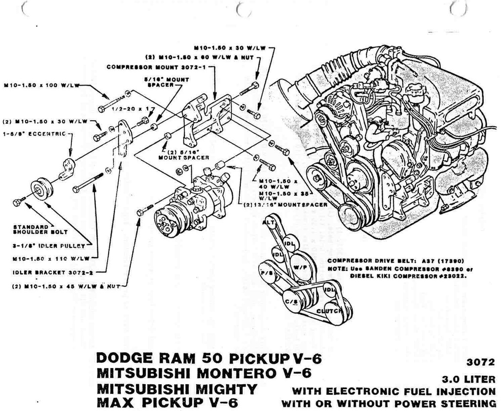 BAMI MONTERO 89-99 3.0L=MT89-S