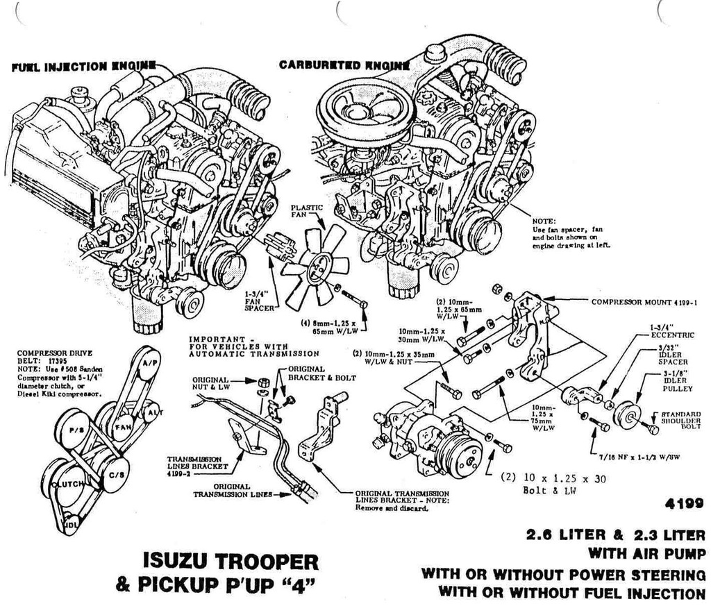 BAIZ TROOPER 86-95 2.3 2.6