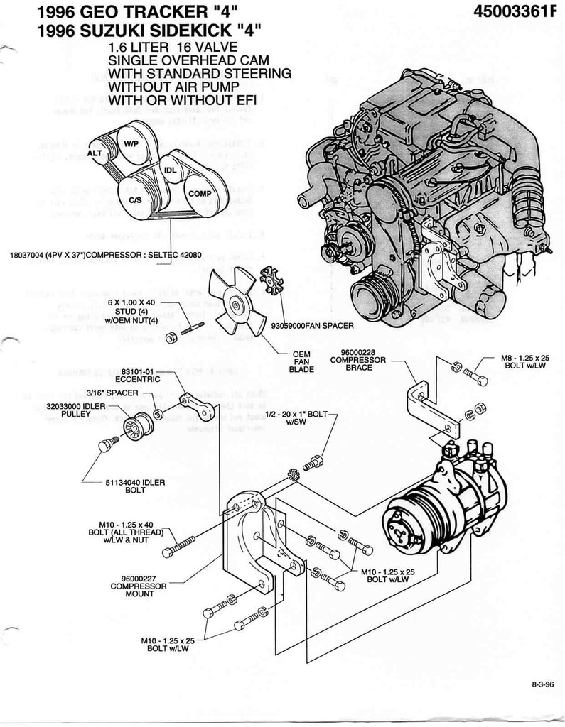 BASU SIDEKICK 96-98 1.6 42080 