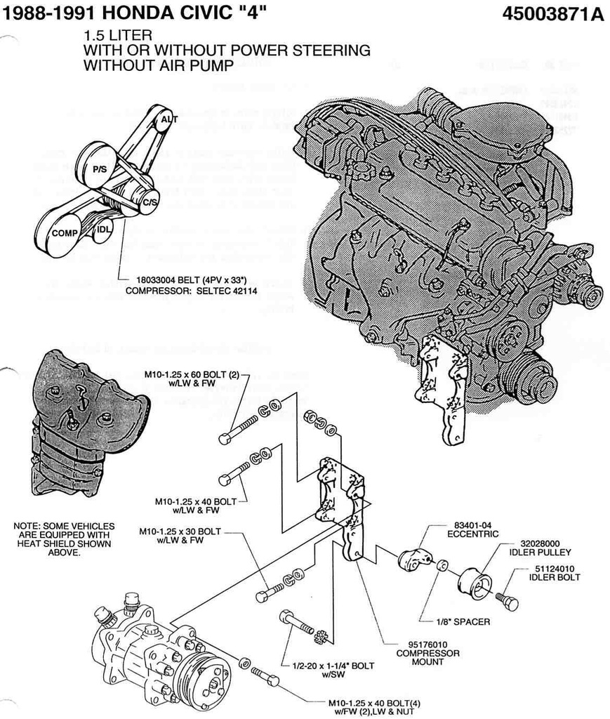BAHO CIVIC 88-91 1.5 **42114  