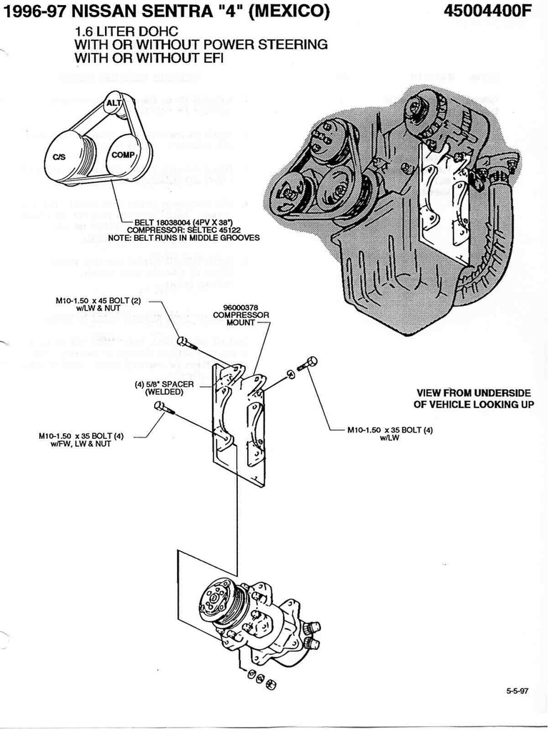 BANI SENTRA 96-97 1.6 45122