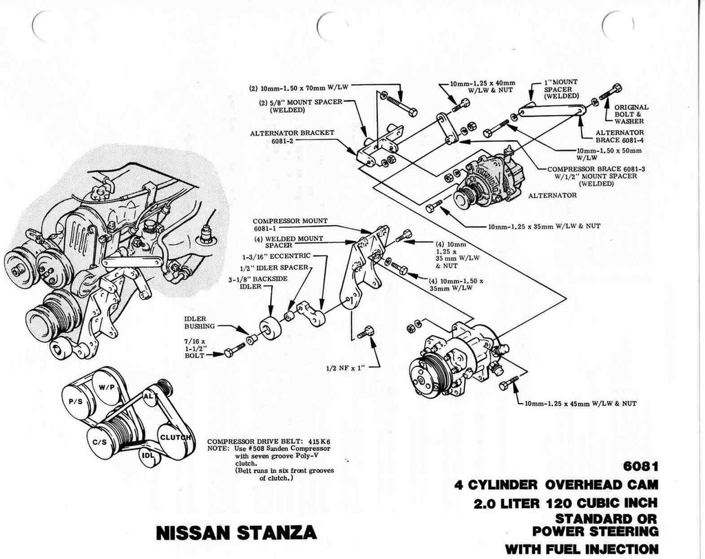 BANI STANZA 87-92 2.0 SOHC+EFI