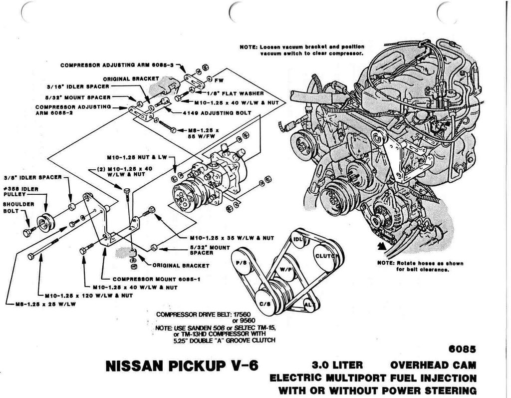BANI P-UP 90-95 V6 3.0 C P/S  