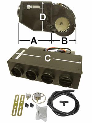 EVUN CONSOLA EMPOTRAR ALUM 12V