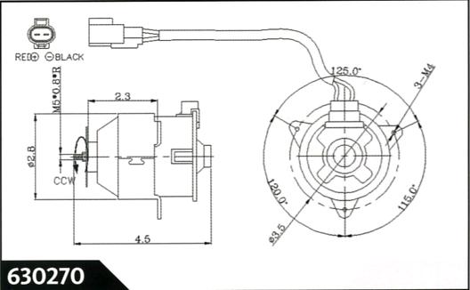 FNTO COROLLA 98-02 RAD SOLO