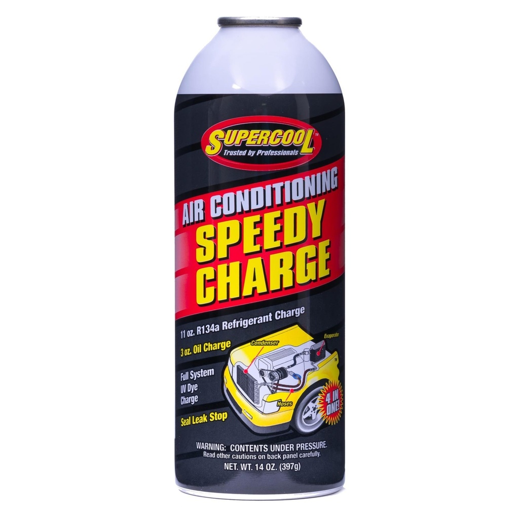 FR R134A SPEEDY CHARGE STOP LEAK 14oz 