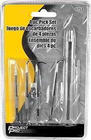 HE HOOK & PICK SET 4PC