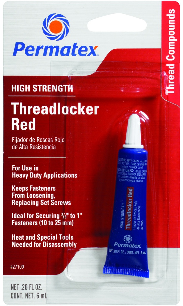 MI THREAD LOCKER RED 6ML     