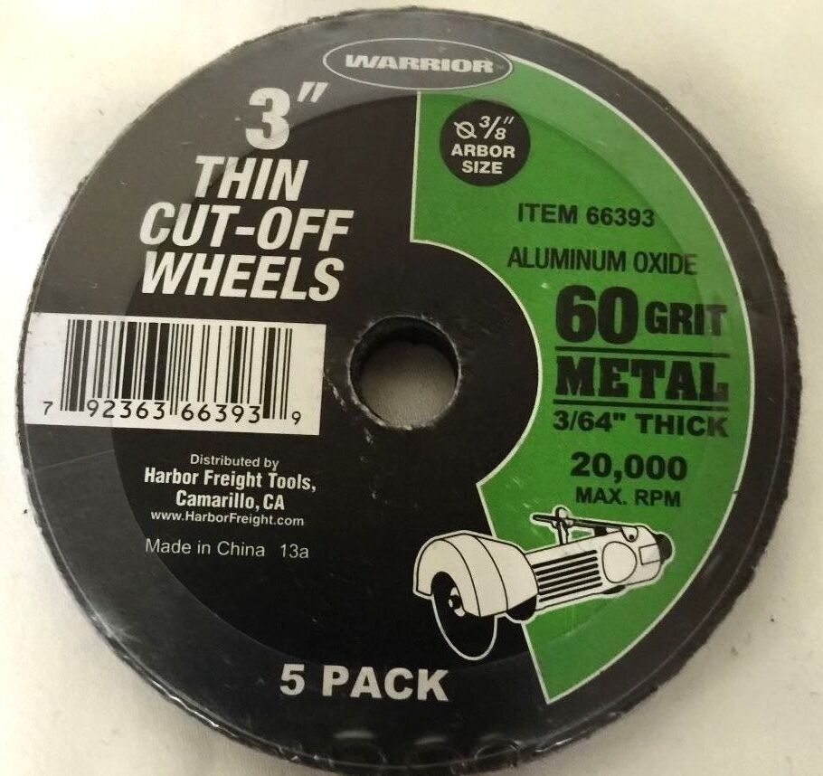 MI 5PC 3 CUT-OFF WHEELS      "