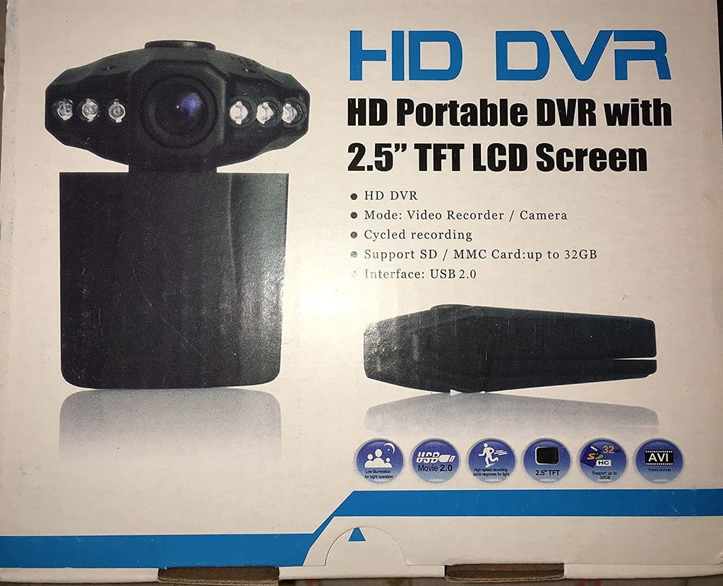 MI DVR HD 2.5 LCD PORTABLE