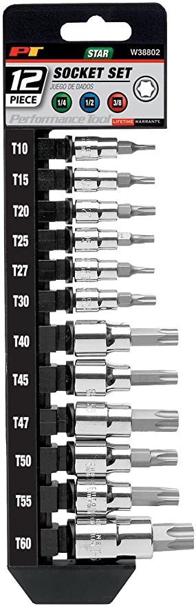 MI 12PC STAR BIT SOCKET SET