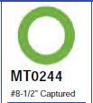 OR O-RING #8 CAPTIVE (13/32)