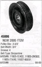 PUNI SENTRA 95-99 4PV 3-3/8 "