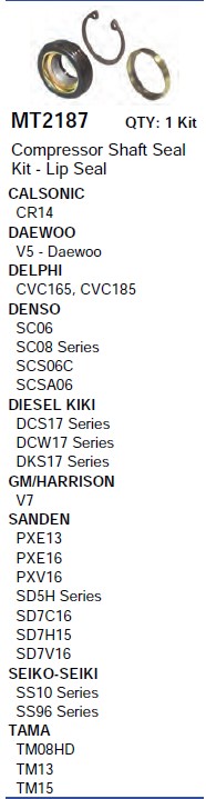 SEDE DEAWOO V5 LIP SEAL =