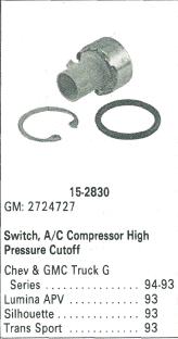 SWCH GM 85-02 SW COMP AZUL =