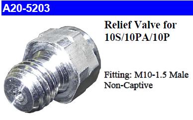 RELIEF VALV 10PA/10S FD