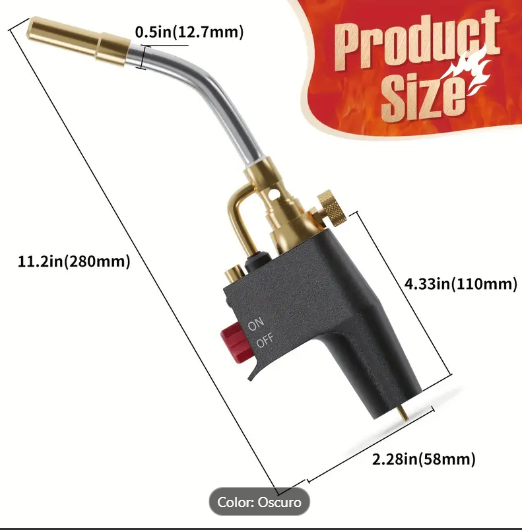 HE SOPLETE DE SOLDAR CON PROPANO