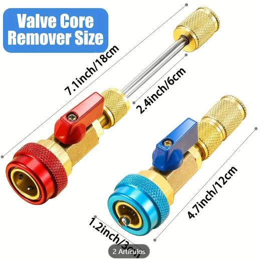 HE VALV REMOVER KIT R134/R1234YF