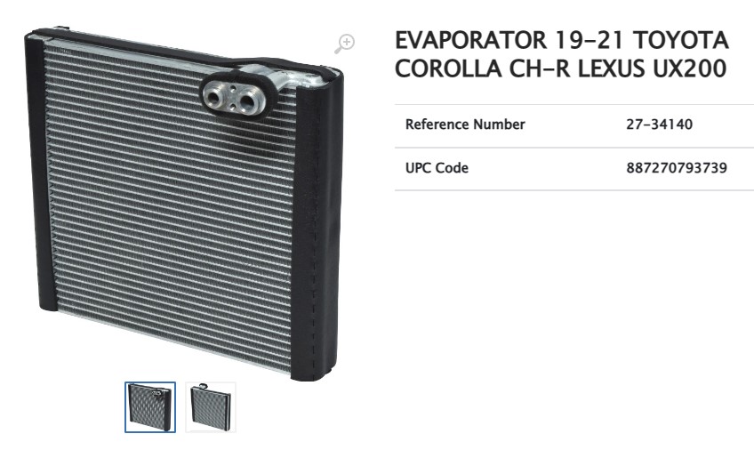 EVTO COROLLA 19-22 =EV-9409341PFC
