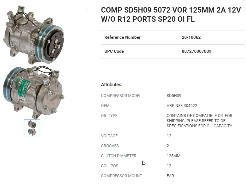 COUN SD505 2A 125MM 12V