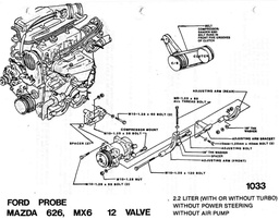 [BA-1033] BAMA 626 88-92 2.2L 16V C/508