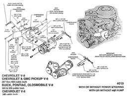 [BA-4019] BACH CHEV 69-83 V8 350 V6