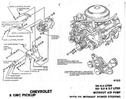 [BA-4123] BACH CHEV 84-85 4.3 5.0 5.7