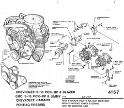 [BA-4157] BACH S-10 85-86 V6 2.8LT