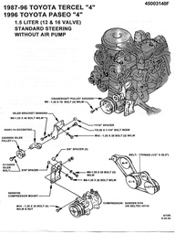 [BA-45-003140] BATO TERCEL 87-99 1.5 NO P/S
