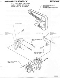 [BA-45-004560] BAIZ RODEO 98-02 2.2 P/S 16V