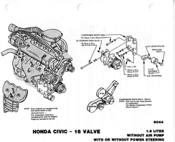 [BA-9044] BAHO CIVIC 88-91 1.6 16V 7210 