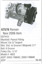 [CO-67576] COJE LIBERTY 02-05 JEEP 3.7 SD7H15 6PV