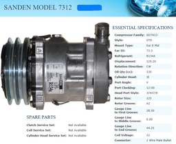 [CO-7312] COUN SD7H13 2A 125MM 12V      