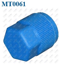 [FT-MT0061] CAP R134 LOW SIDE BLUE M9X1   
