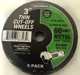 [MI-AZGW3C] MI 5PC 3 CUT-OFF WHEELS "