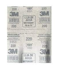 [MI-T6417] MI LIJA 220 AGUA 3M (PLIEGO)