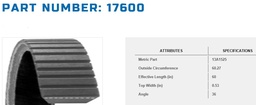 [PO-17600] POLEA DAYCO 1760 13A1525