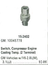 [SW-15-2402] SWCH BERETA 86-92 2.8 HI PRES