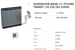 [EV-27-34093] EVFO TRANSIT 150 15-19 AUX =EV-940094PFC