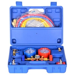 [HE-ND4000-CH] HE MANOMETROS R134A/R12 BLUE CASE