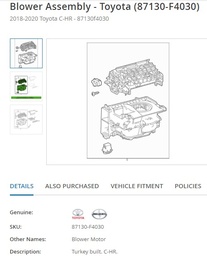[BW-87130-F4030] BWTO CHR 19-20 TK=87130-F4030