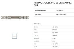 [FT-35-EZ6103] FTEZ CAGE CLIP UNION #10
